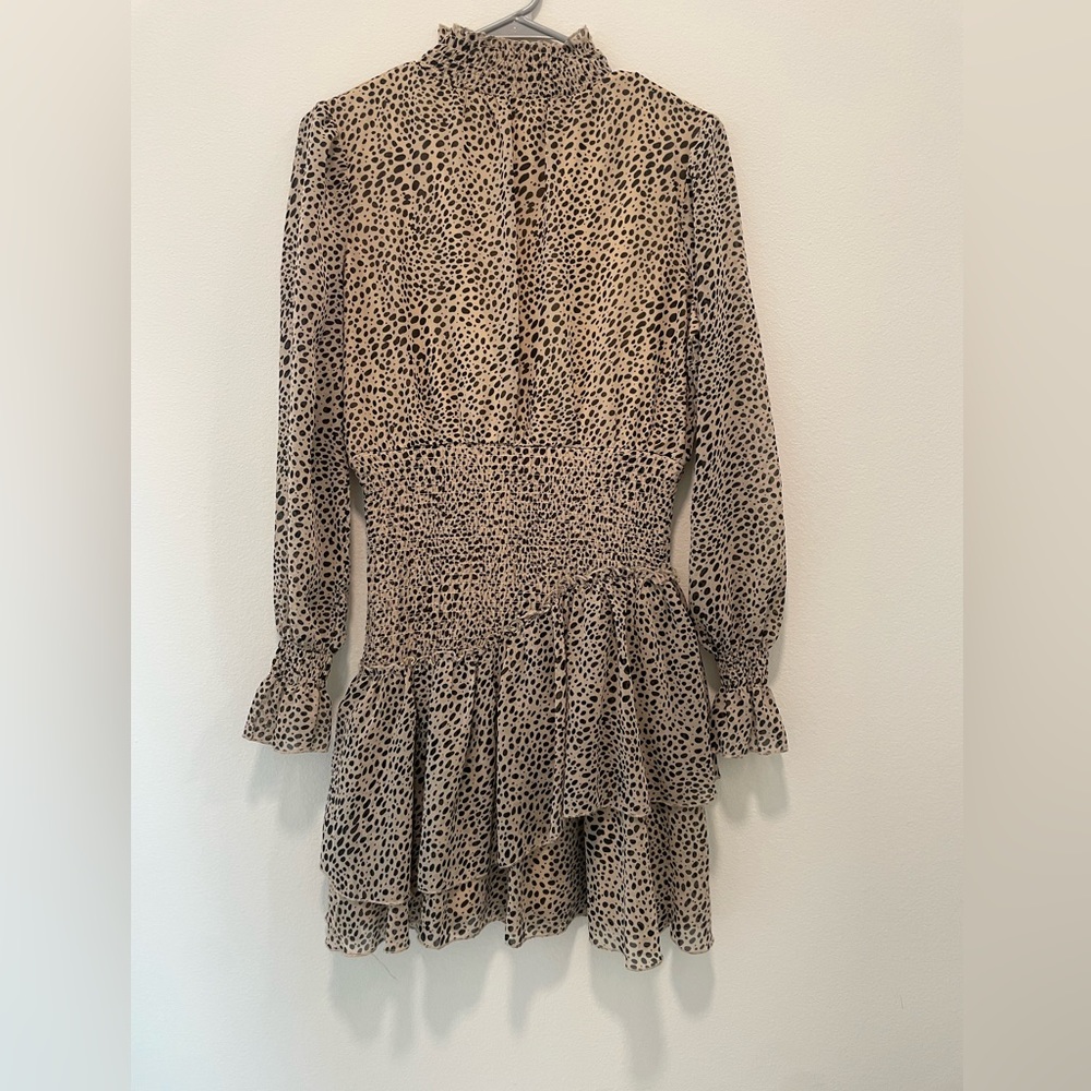 Tan dress with long sleeves!